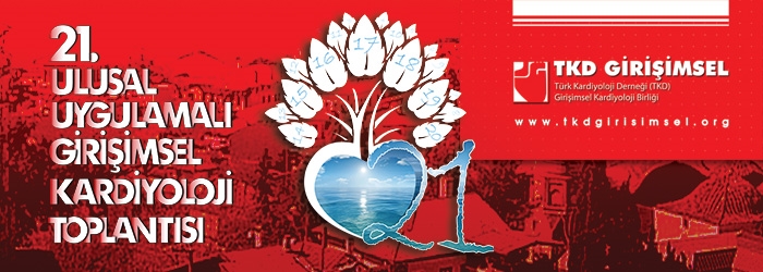 21.Girişimsel Kardiyoloji Toplantısına olgularınızı gönderme süresi 5 Şubat gece yarısına kadar uzatıldı.