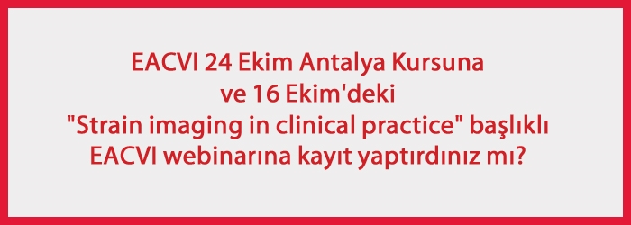 EACVI 24 Ekim Antalya Kursuna ve 16 Ekim