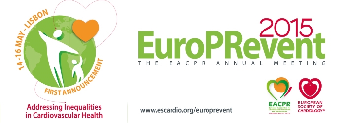 EuroPRevent 2015 Kongresine bildiri gönderme süresi 21 Kasım