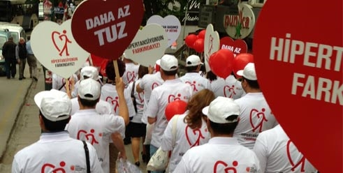 ANKARA’DA "Hipertansiyonun Farkındayız Yürüyüşü”